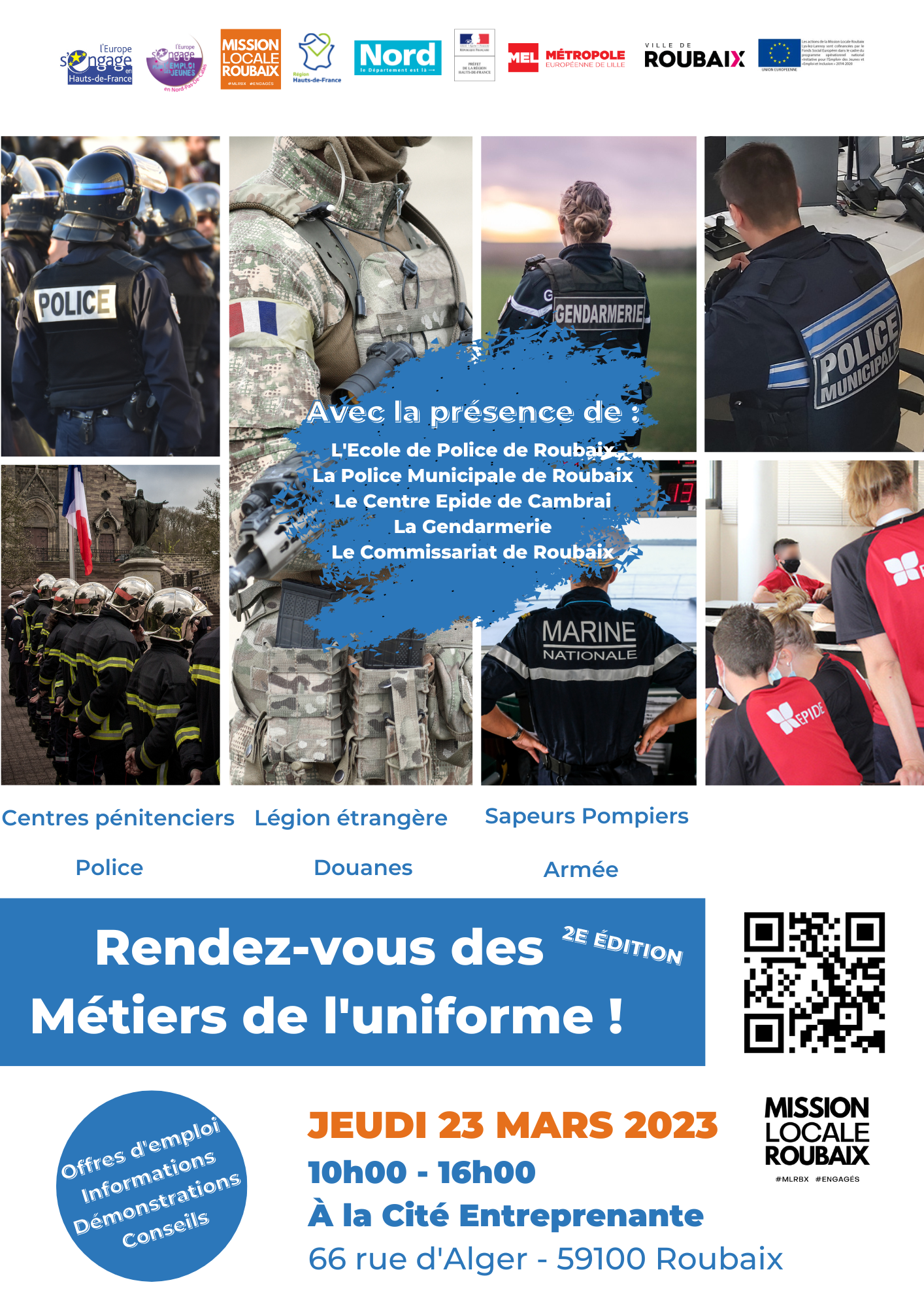 Rendez-vous des métiers de l'uniforme !